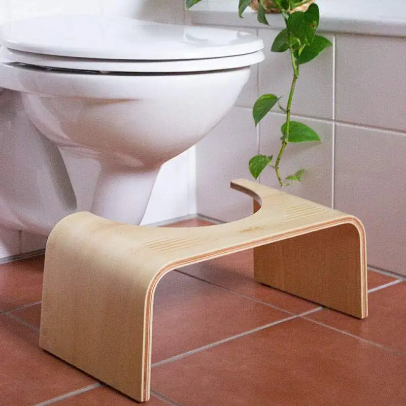 Hoca Toilettenhocker Premium - aus Holz