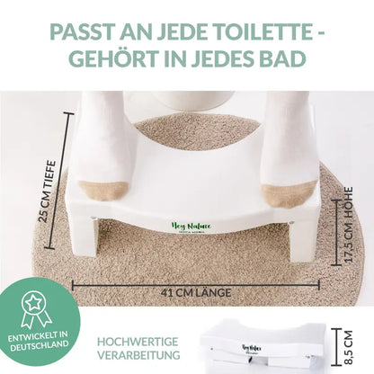 Hoca Toilettenhocker Mobil - klappbar für daheim & unterwegs