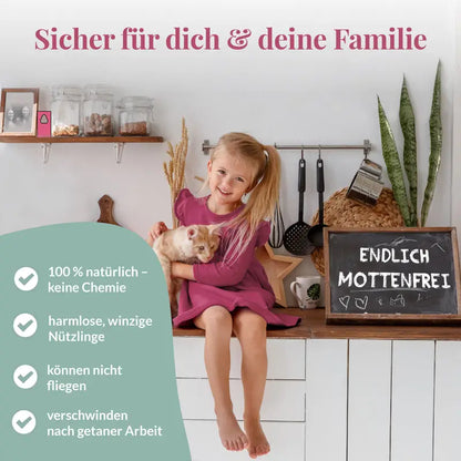 Schlupfwespen gegen Lebensmittelmotten